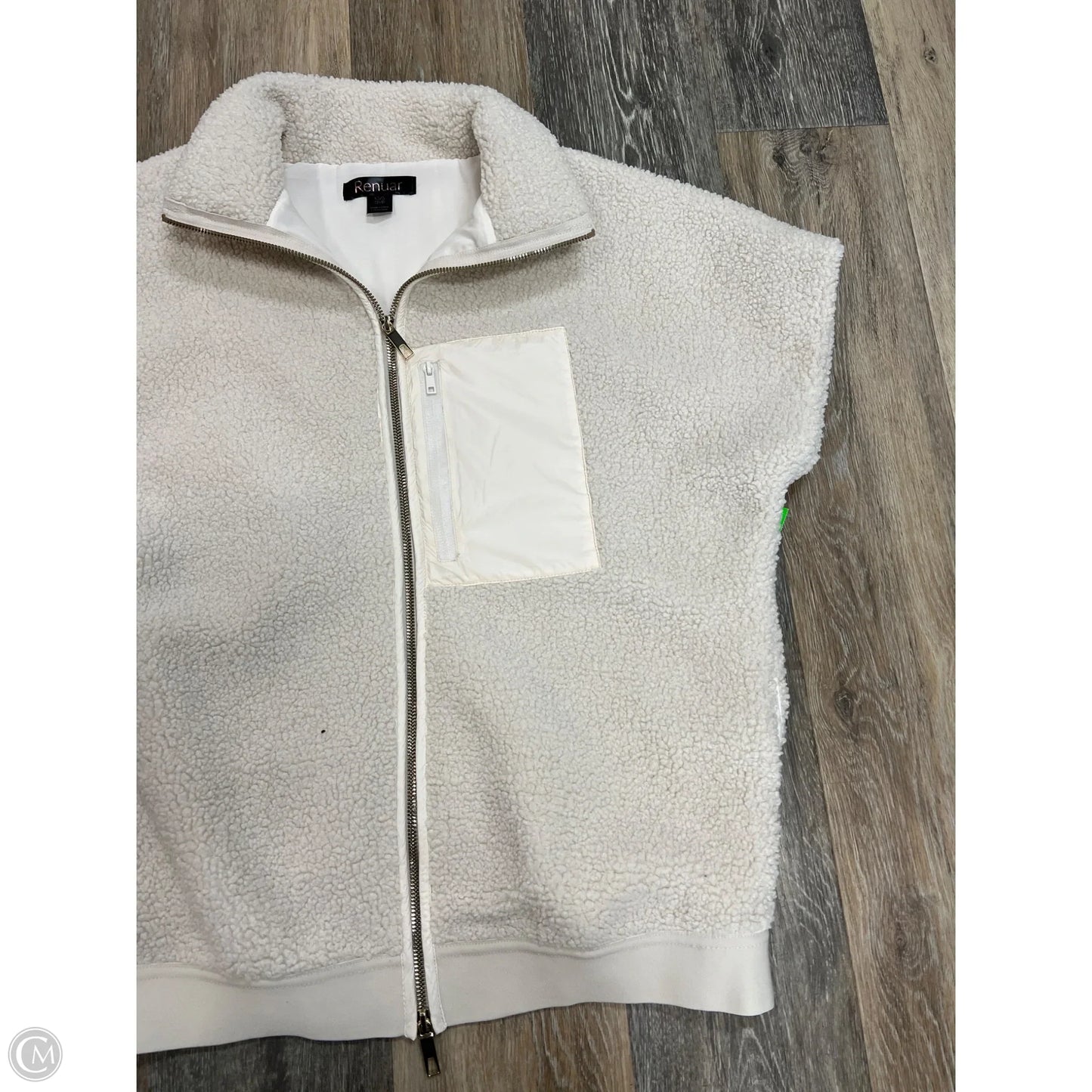 Vest Faux Fur & Sherpa By RENUAR In Cream, Size: XS/S