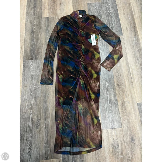 Dress Party Midi By Veronica M In Brown, Size: L