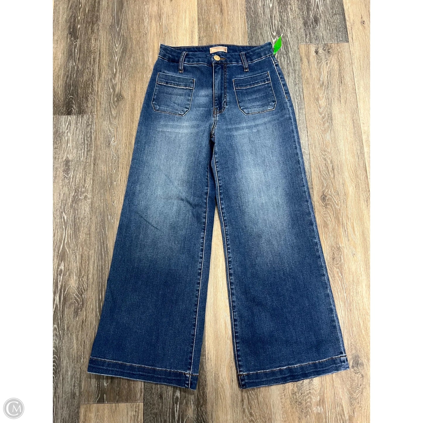 Jeans Wide Leg By Kut In Blue Denim, Size: 2