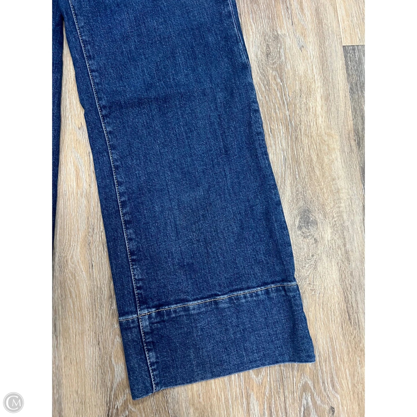 Jeans Wide Leg By Paige In Blue Denim, Size: 2/26