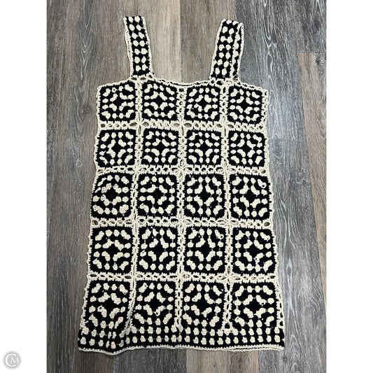 Dress Casual Short By Vici In Black & Cream, Size: S