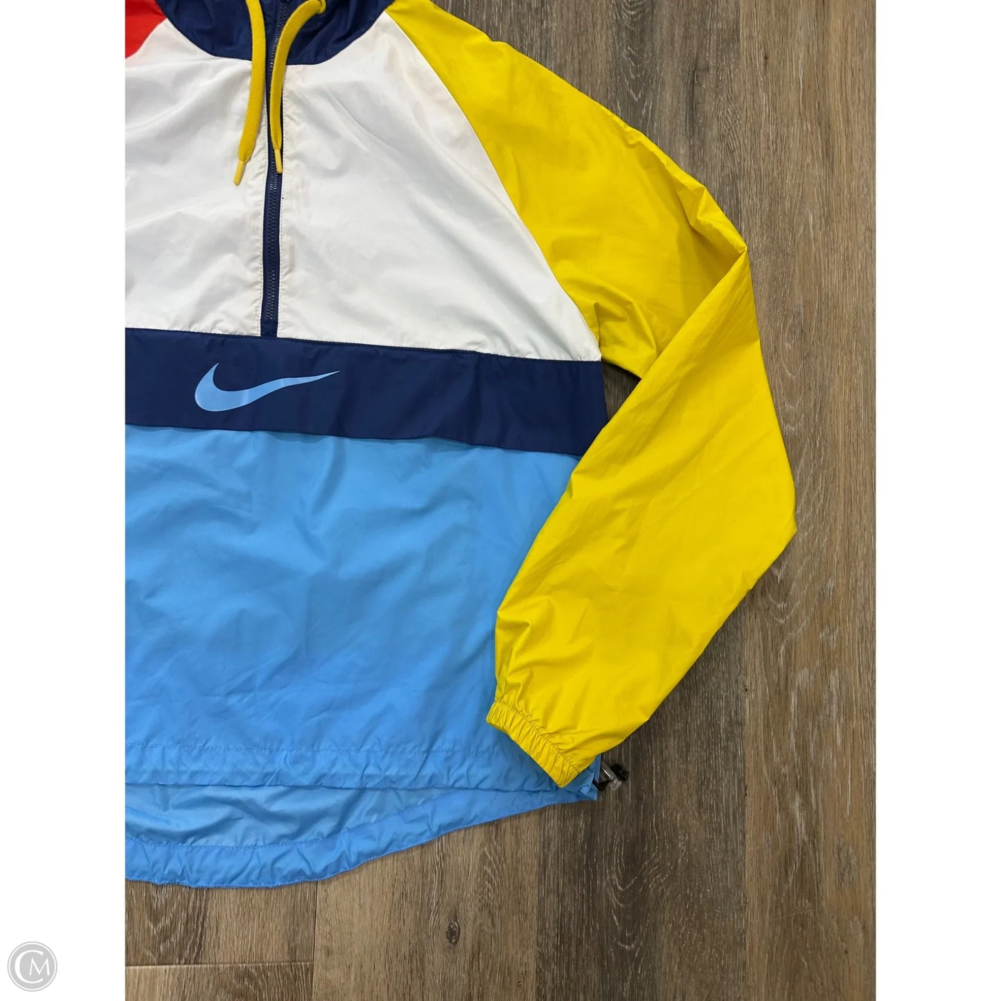 Athletic Jacket By Nike Apparel In Blue, Size: M