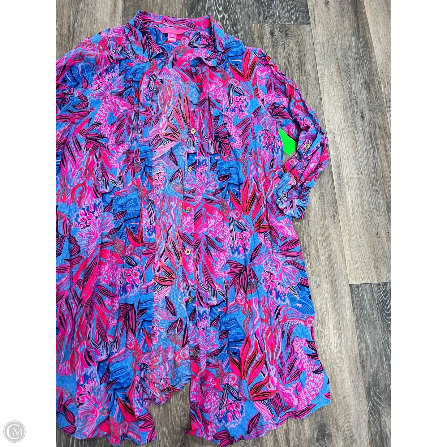 Swimwear Cover-up By Lilly Pulitzer In Tropical Print, Size: M