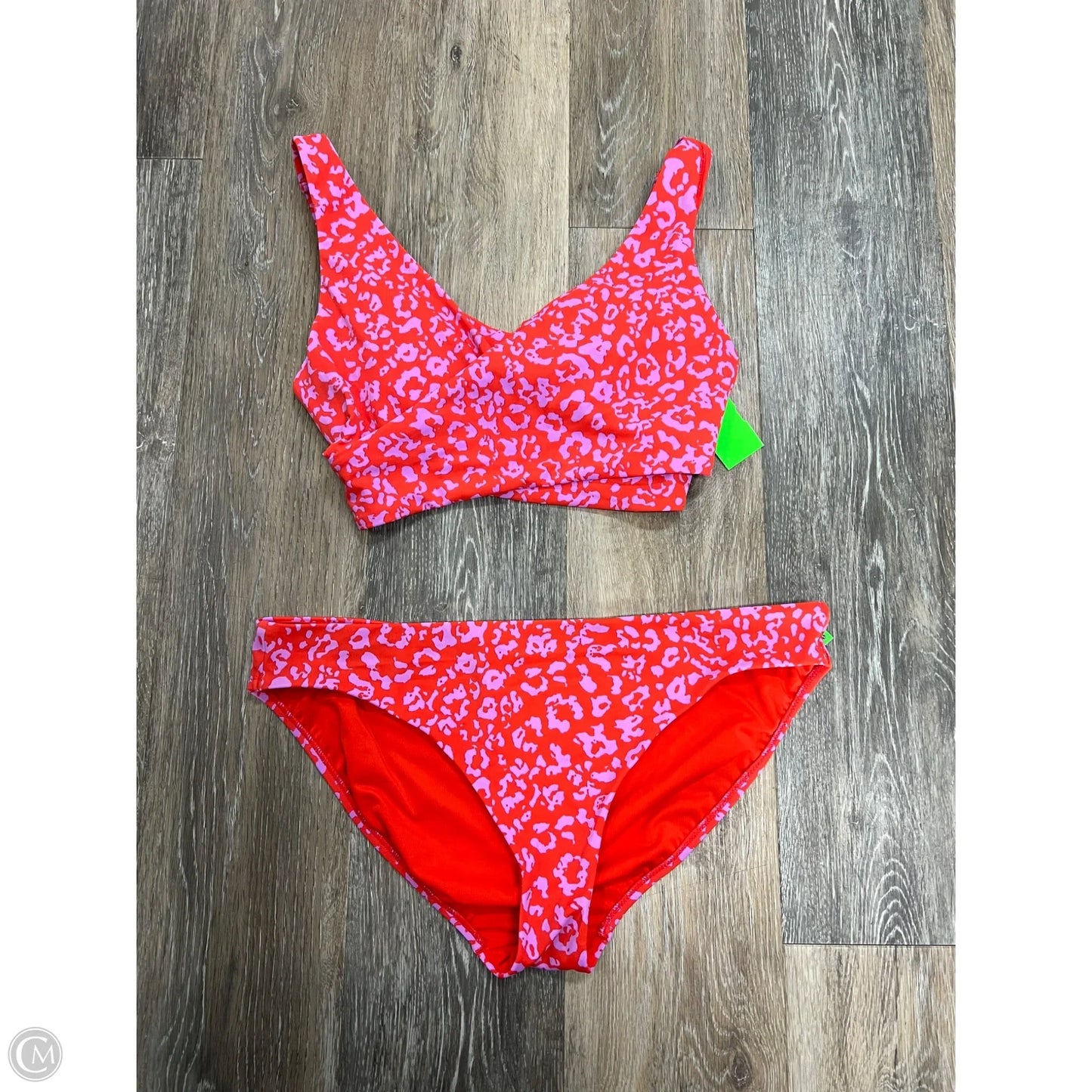Swimsuit 2pc By Athleta In Pink & Red, Size: L