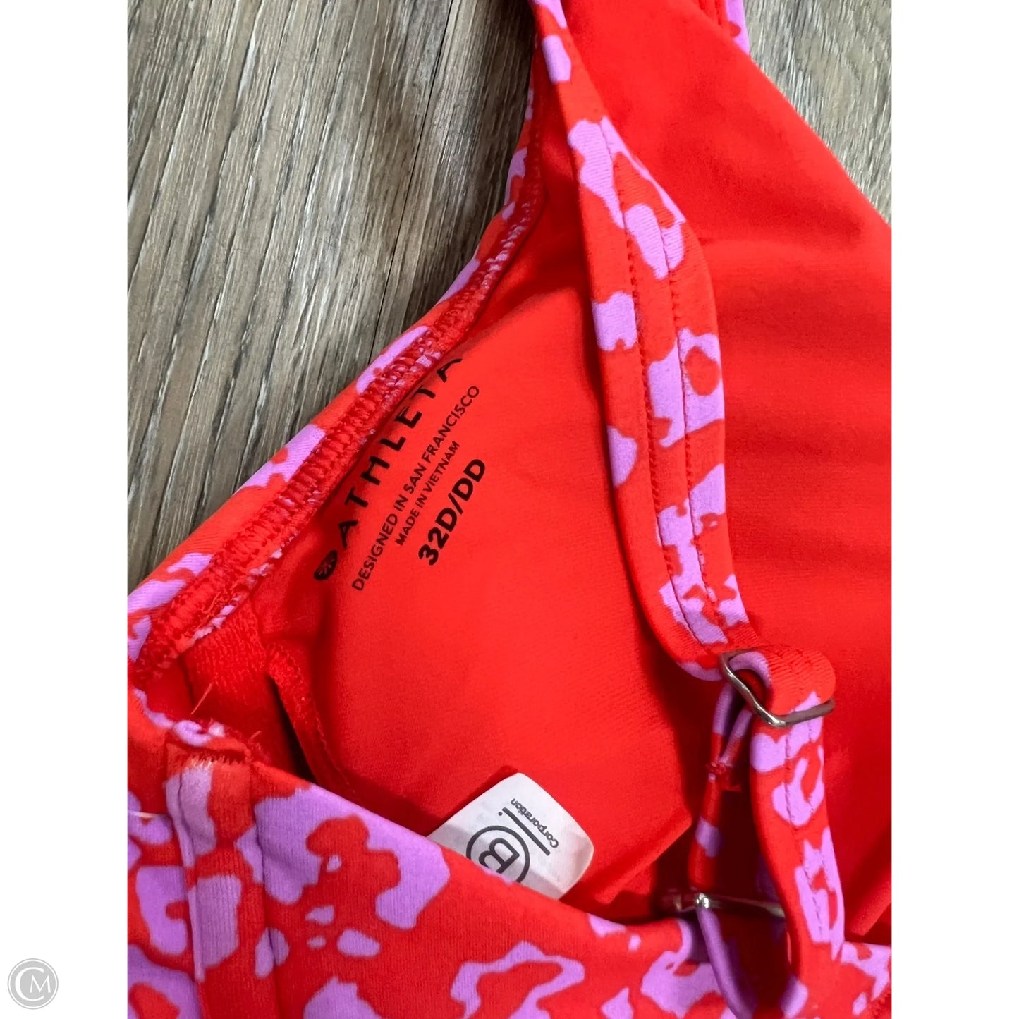 Swimsuit 2pc By Athleta In Pink & Red, Size: L