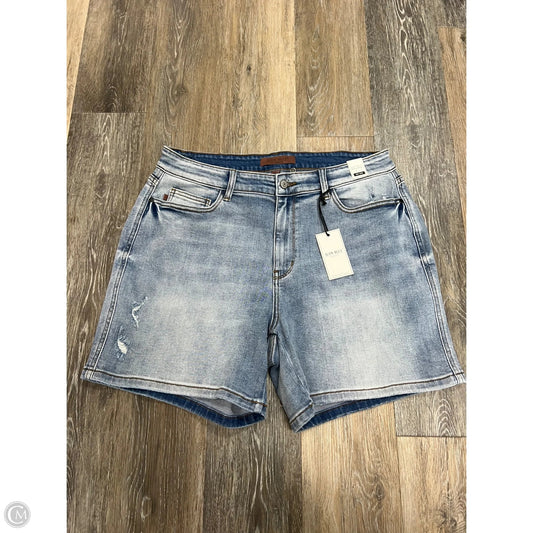Shorts By Judy Blue In Blue Denim, Size: 1x