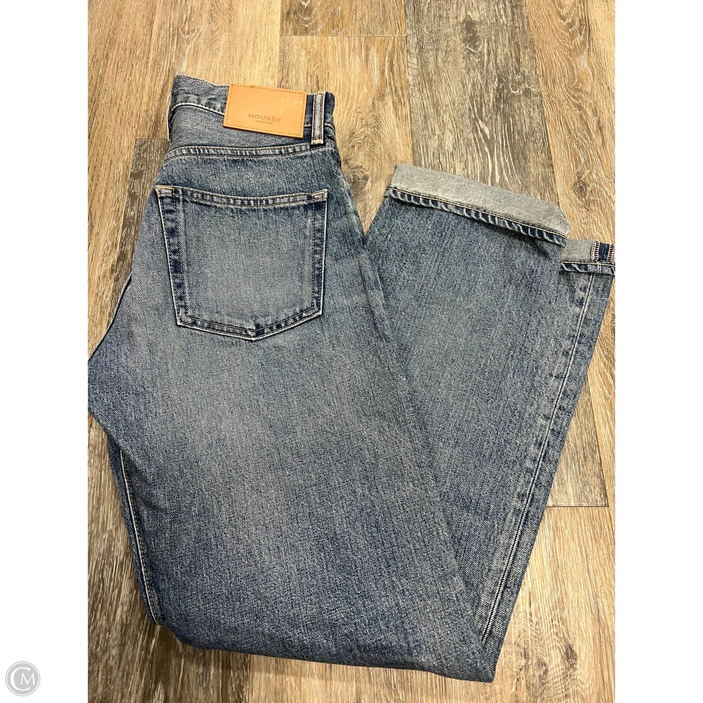 Jeans Straight By Moussy In Blue Denim, Size: 2/26