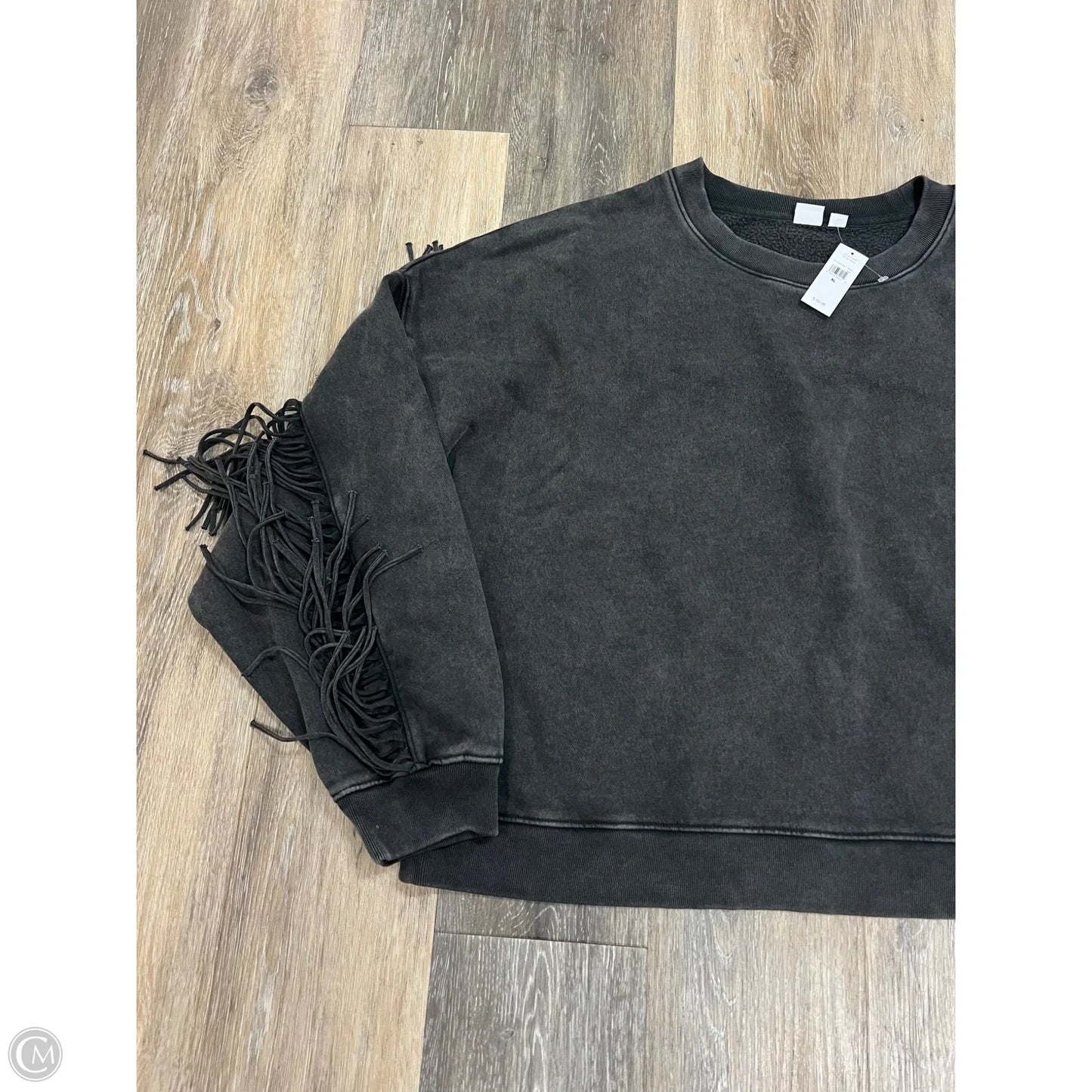 Sweatshirt Crewneck By Gap In Grey, Size: Xl