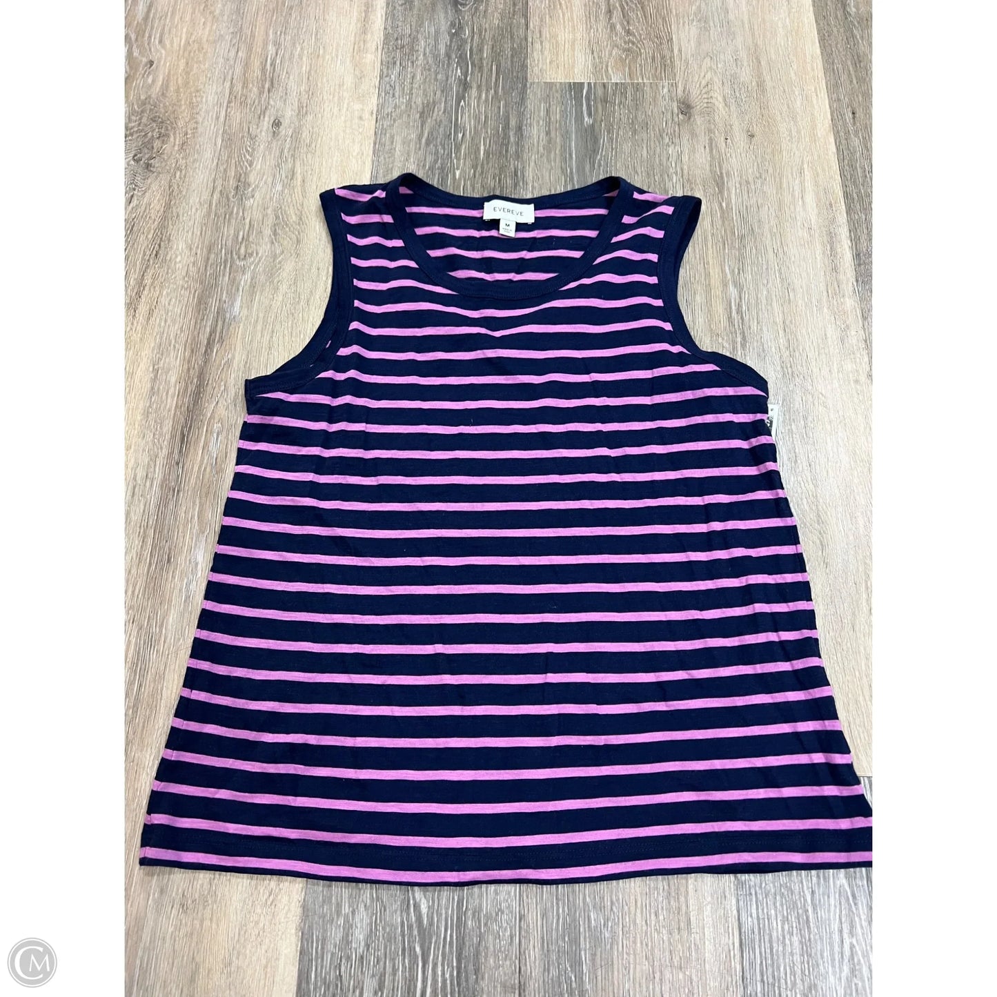 Tank Top By Evereve In Striped Pattern, Size: M