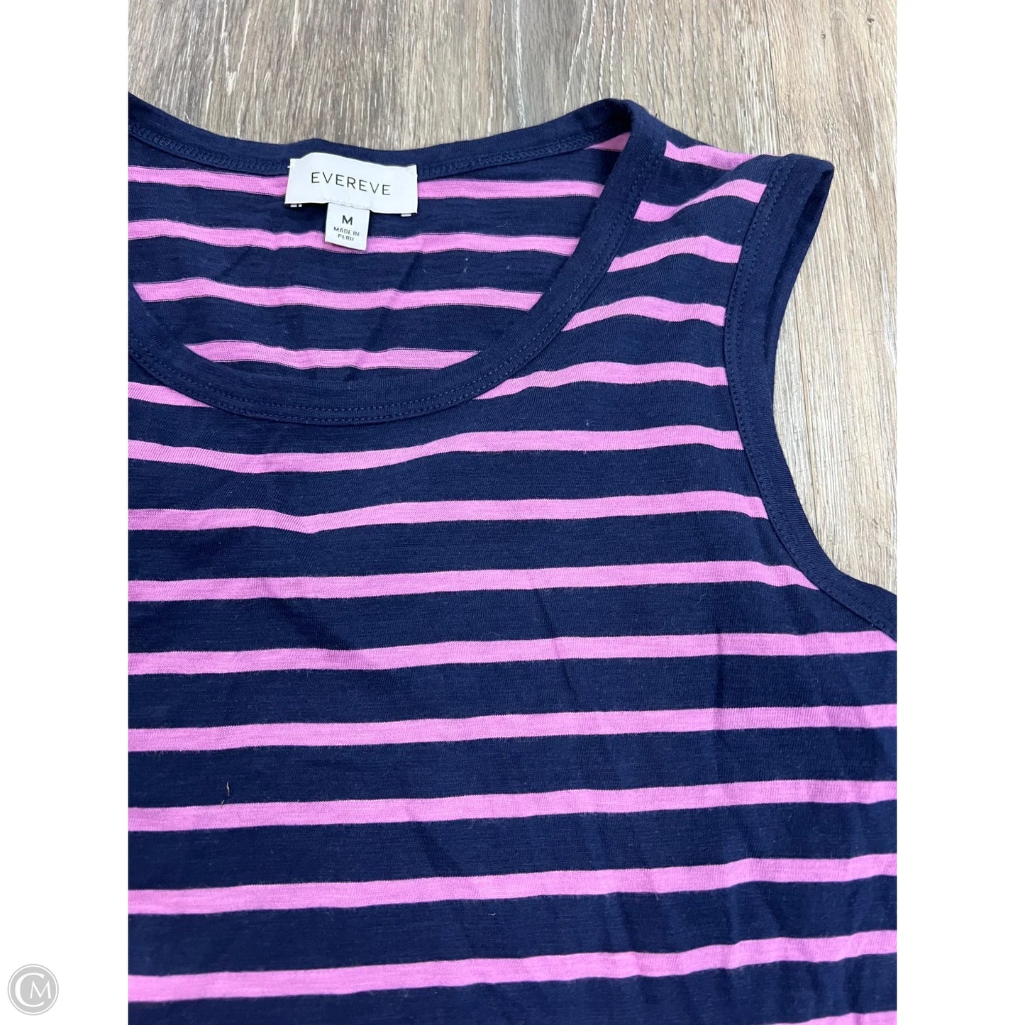 Tank Top By Evereve In Striped Pattern, Size: M