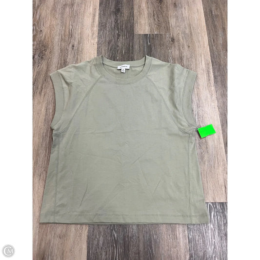 Top Short Sleeve By Evereve In Green, Size: M