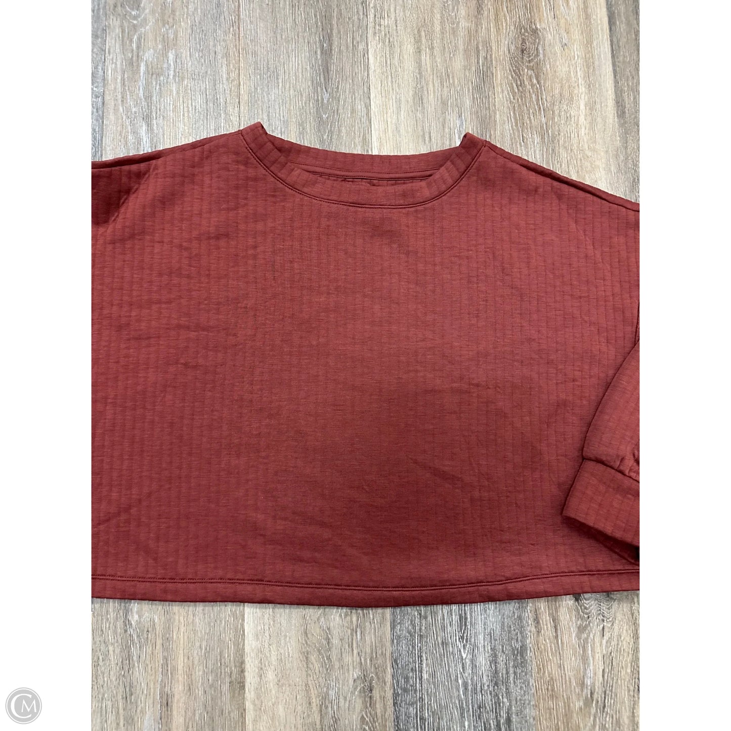 Top Long Sleeve By Old Navy In Red, Size: Xl