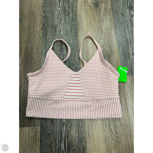 Athletic Bra By DYI In Striped Pattern, Size: S