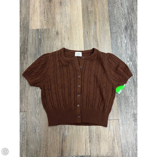 Sweater Short Sleeve By Wilfred In Brown, Size: Xs