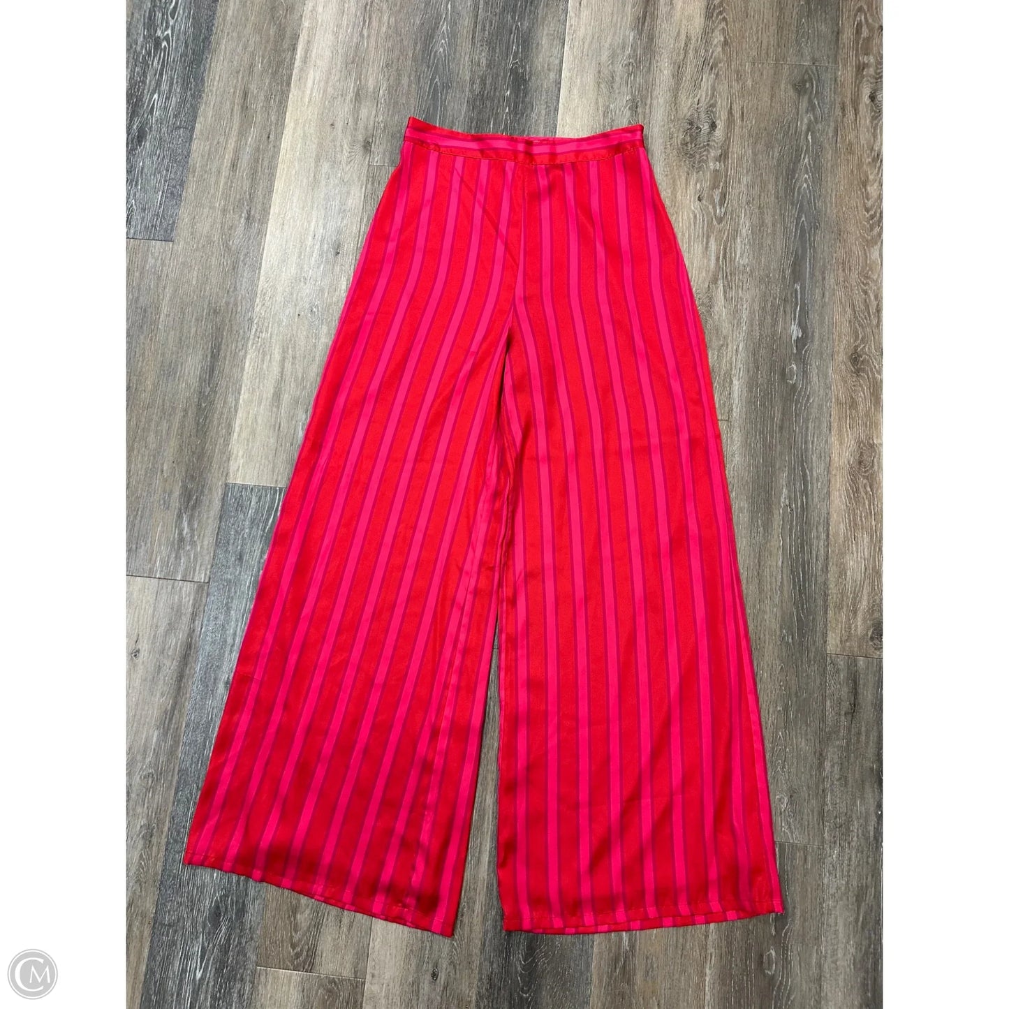 Pants Wide Leg By Lovers & Friends In Striped Pattern, Size: L