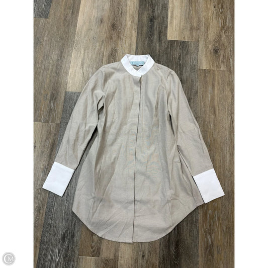Blouse Long Sleeve By Tuckernuck In Grey, Size: Xs