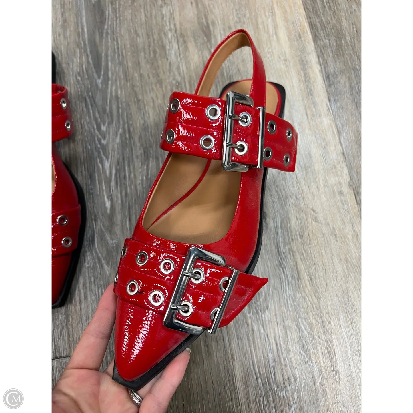 -Shoes Flats By Steve Madden In Red, Size: 10