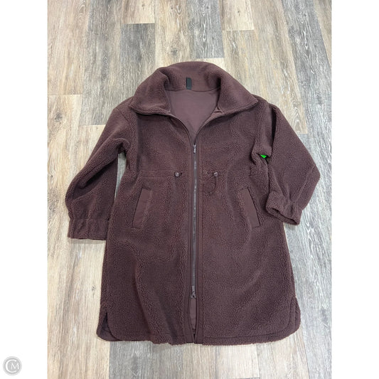 Jacket Fleece By All In Motion In Brown, Size: L