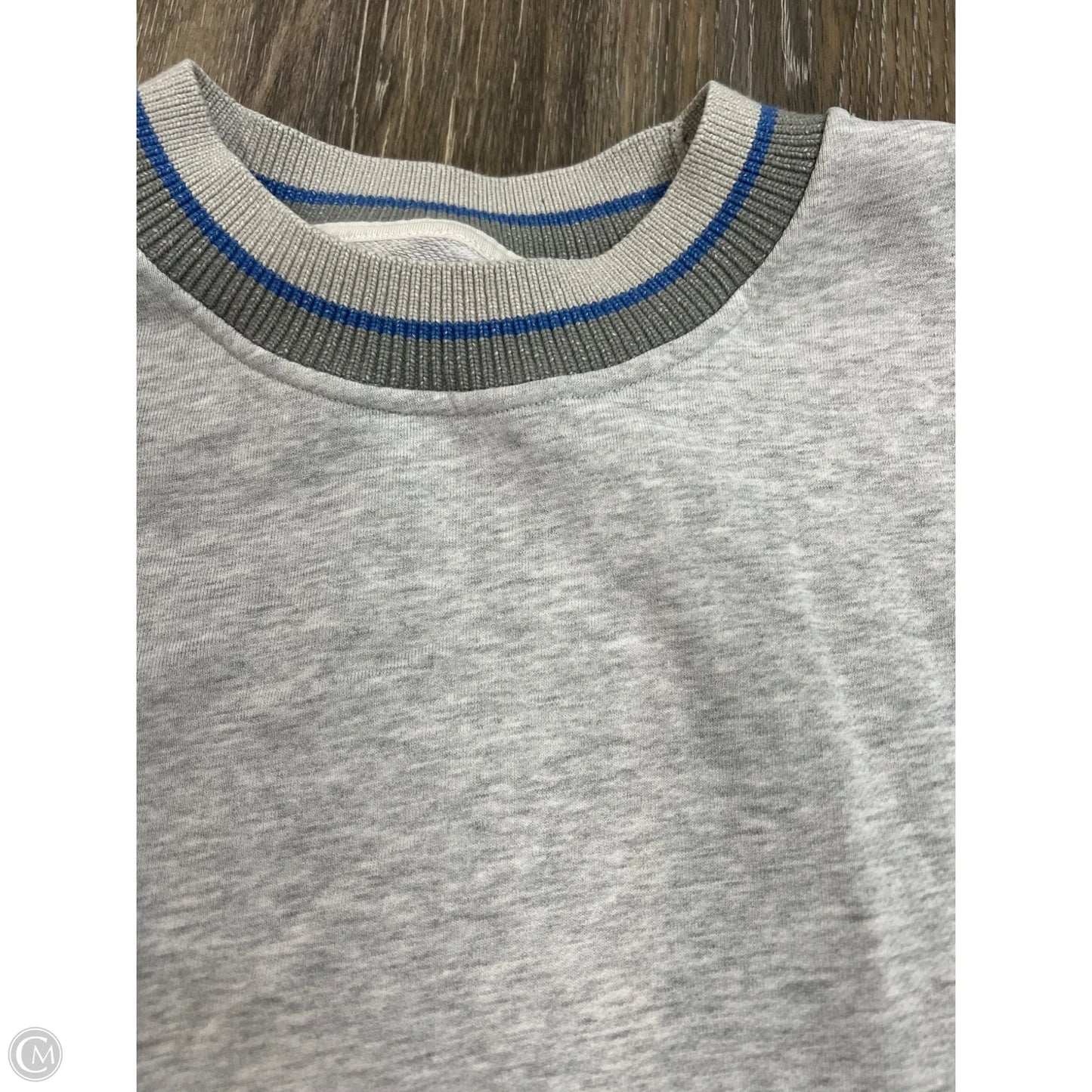 Athletic Sweatshirt Crewneck By Lululemon In Grey, Size: L