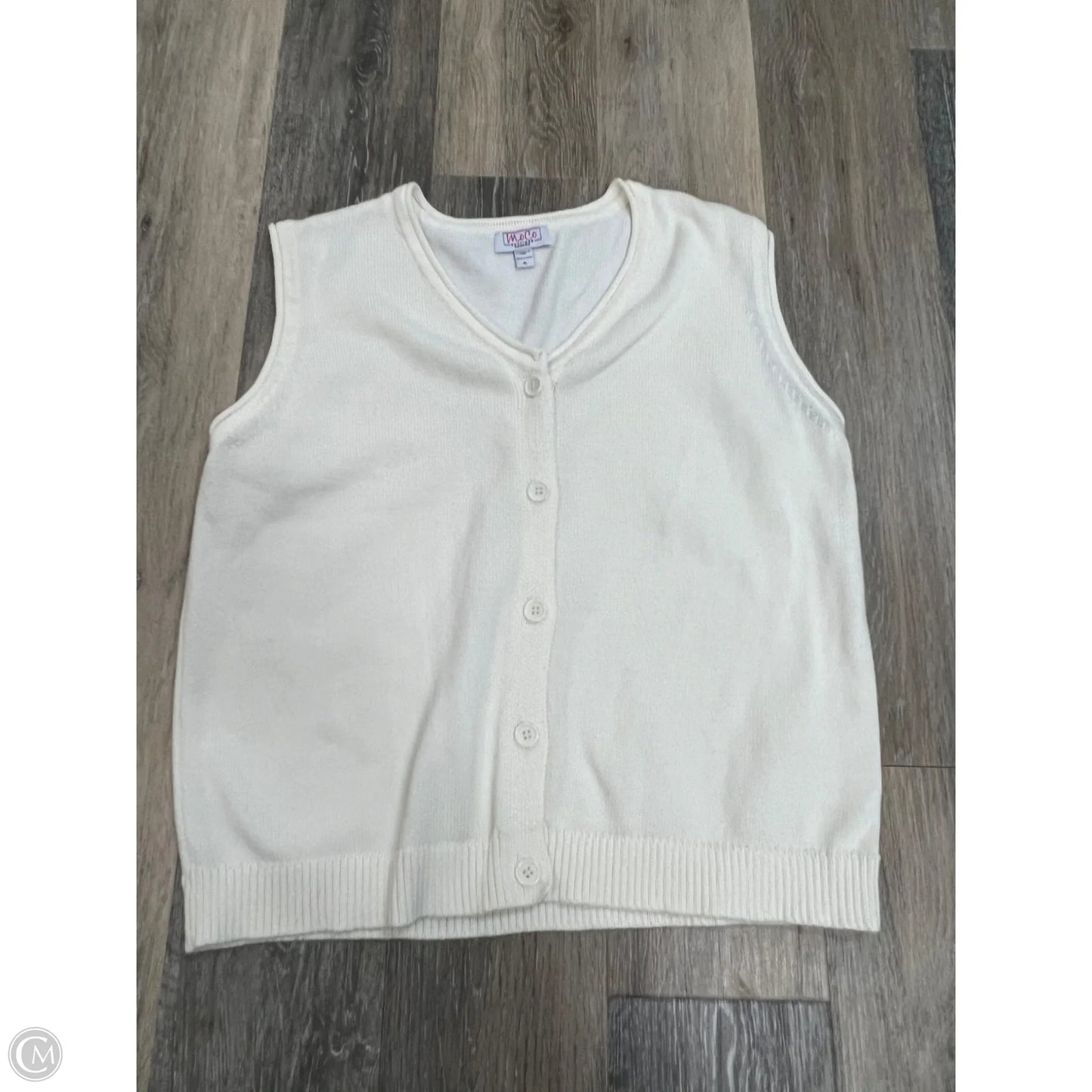 Sweater Short Sleeve By MoCo In White, Size: Xl