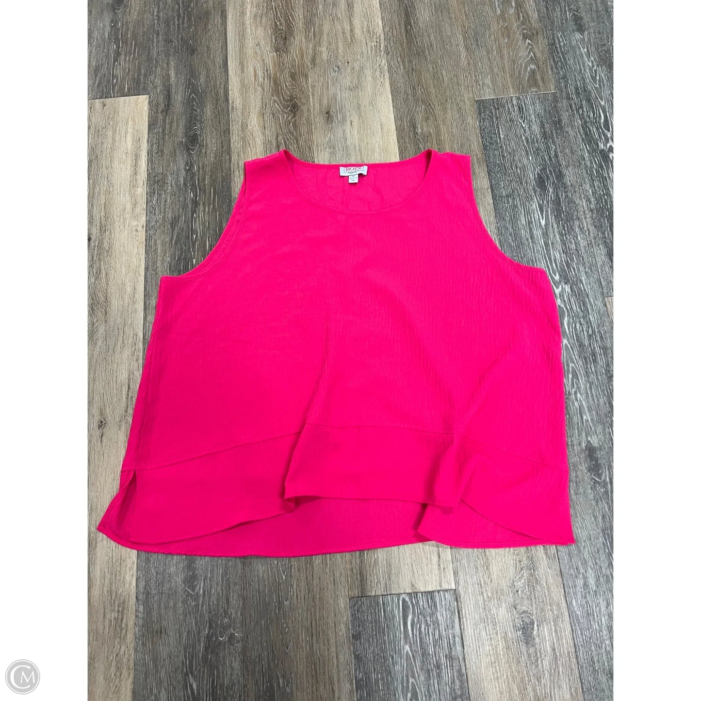Top Sleeveless By MoCo In Pink, Size: 2x
