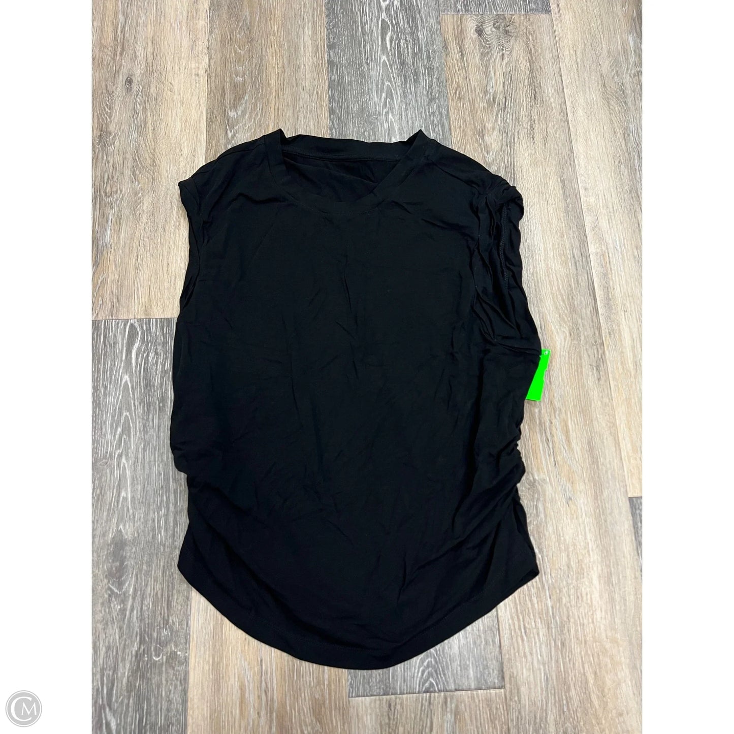 Top Short Sleeve Designer By All Saints In Black, Size: L