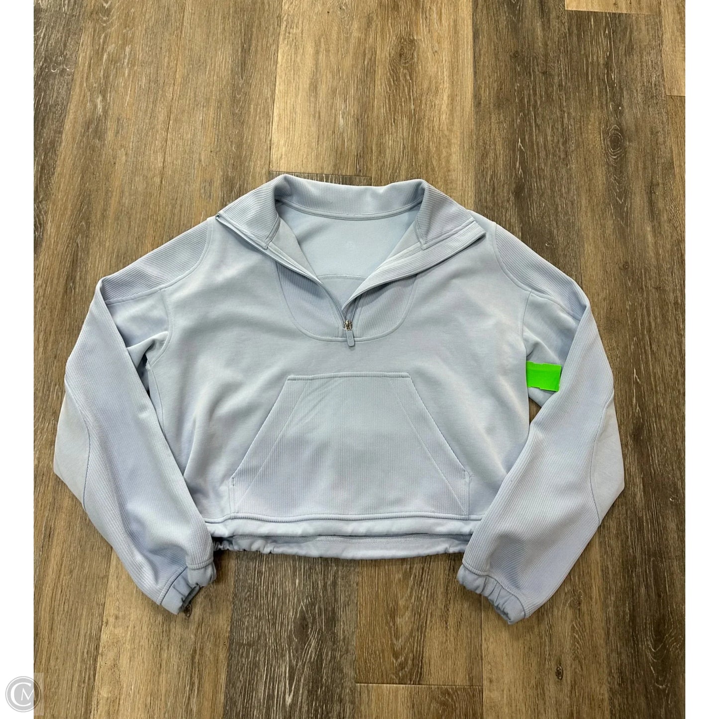 Athletic Sweatshirt Collar By Lululemon In Blue, Size: 4