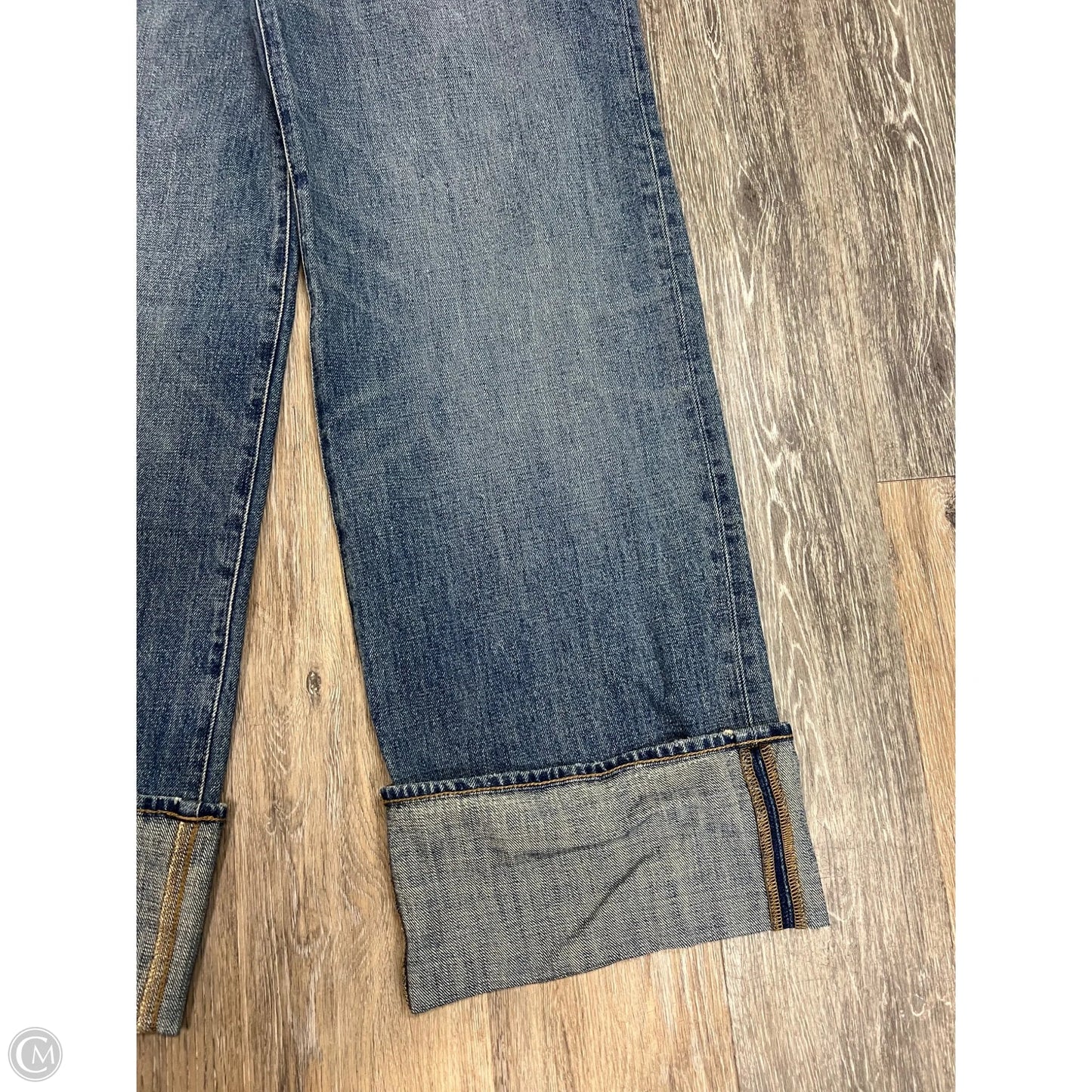 Jeans Wide Leg By J. Crew In Blue Denim, Size: 4/27