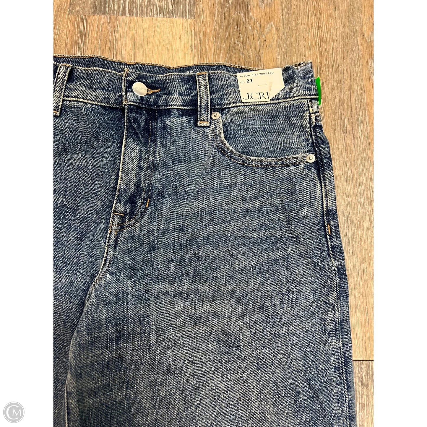 Jeans Wide Leg By J. Crew In Blue Denim, Size: 4/27
