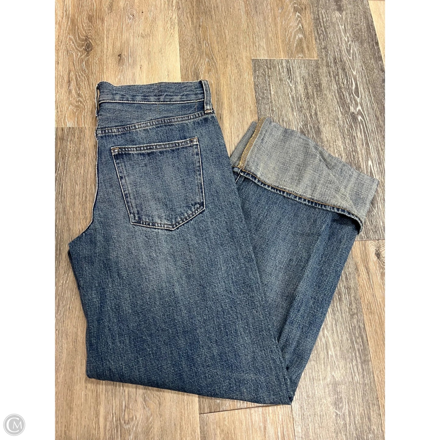Jeans Wide Leg By J. Crew In Blue Denim, Size: 4/27