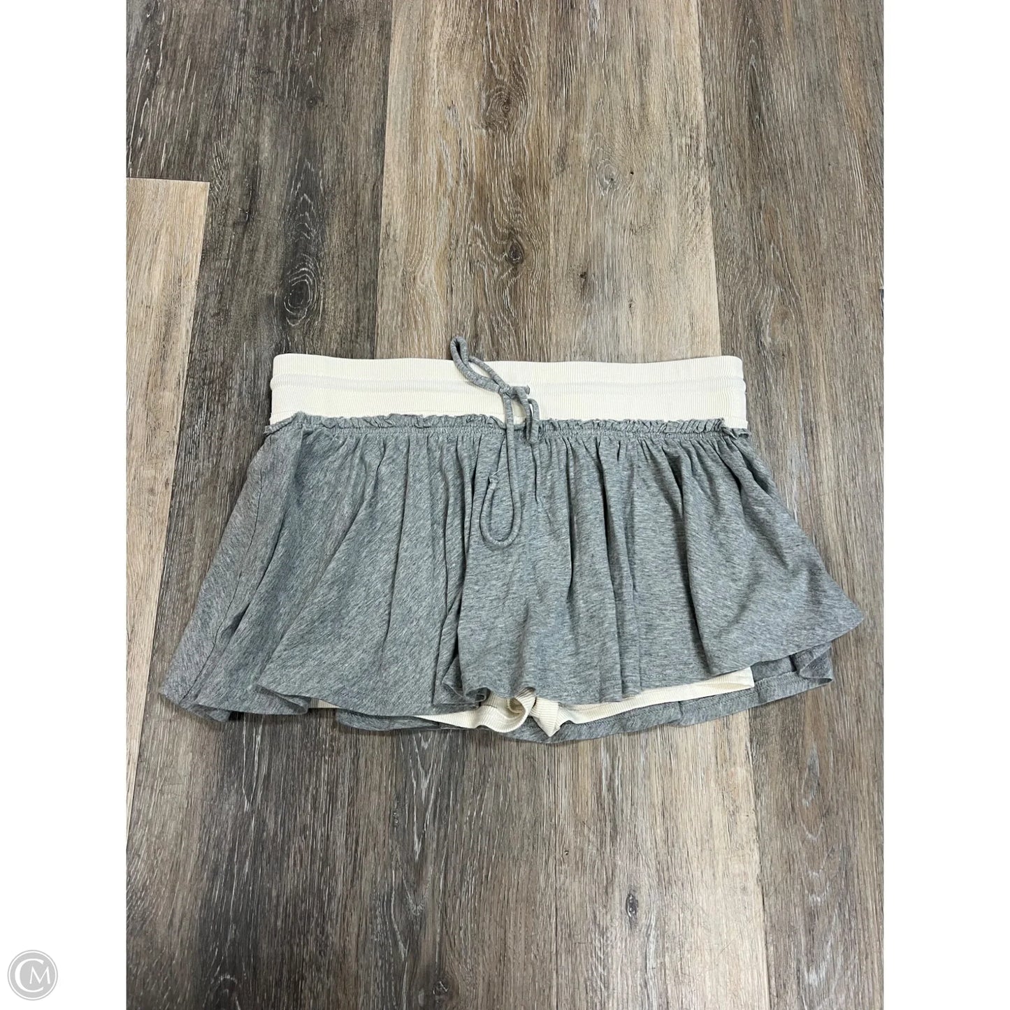 Skort By Free People In Grey & White, Size: M
