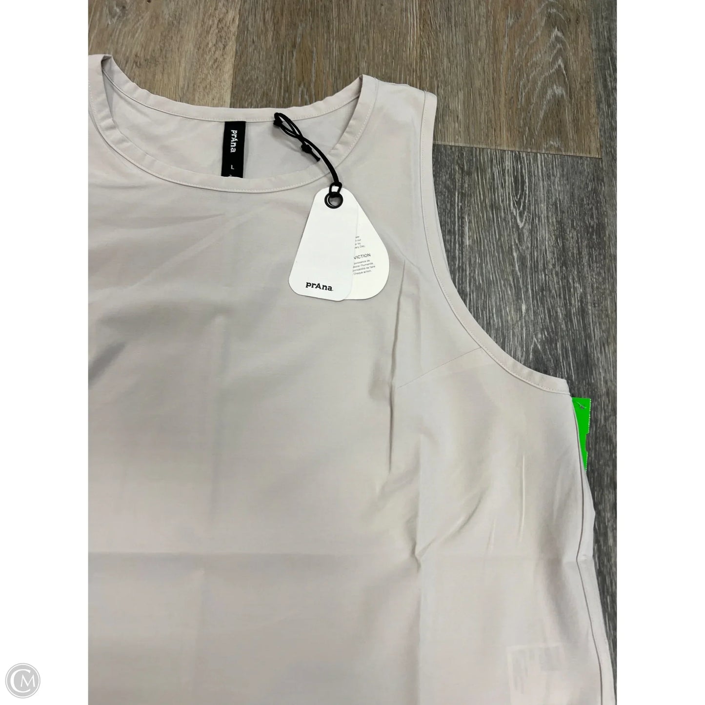 Athletic Tank Top By Prana In Cream, Size: L