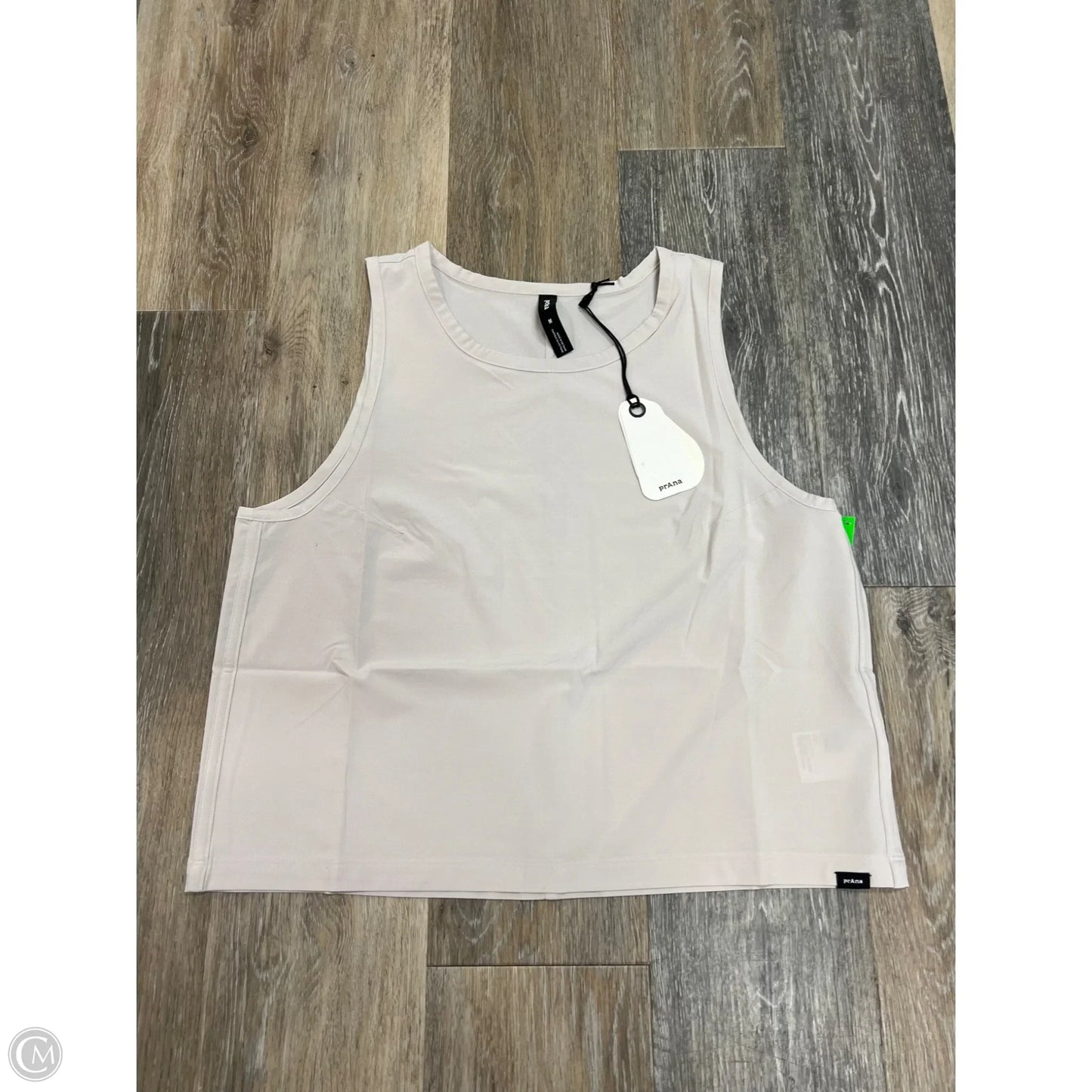 Athletic Tank Top By Prana In Cream, Size: M