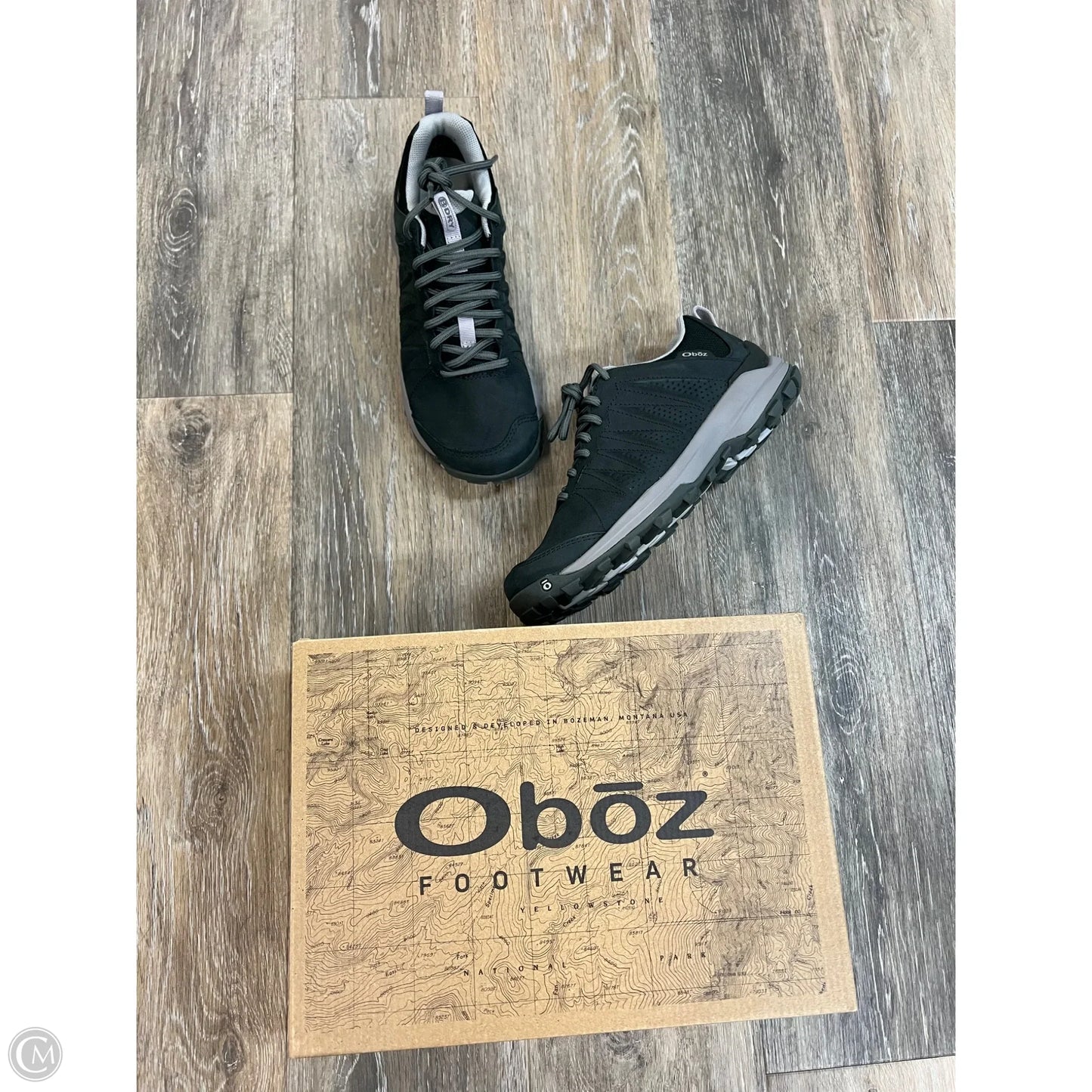 Shoes Hiking By Oboz In Black, Size: 7