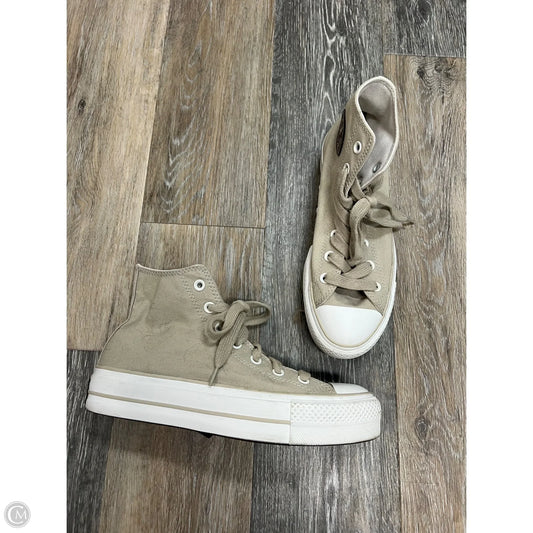 -Shoes Sneakers By Converse In Tan, Size: 9
