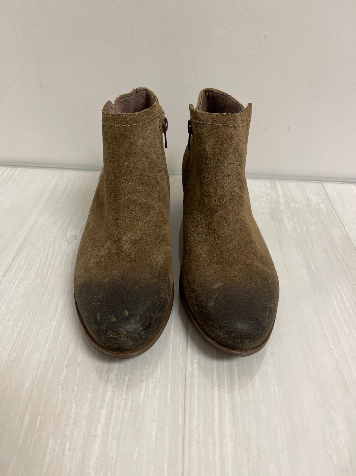 Boots Ankle Heels By Rockport In Brown, Size: 6.5