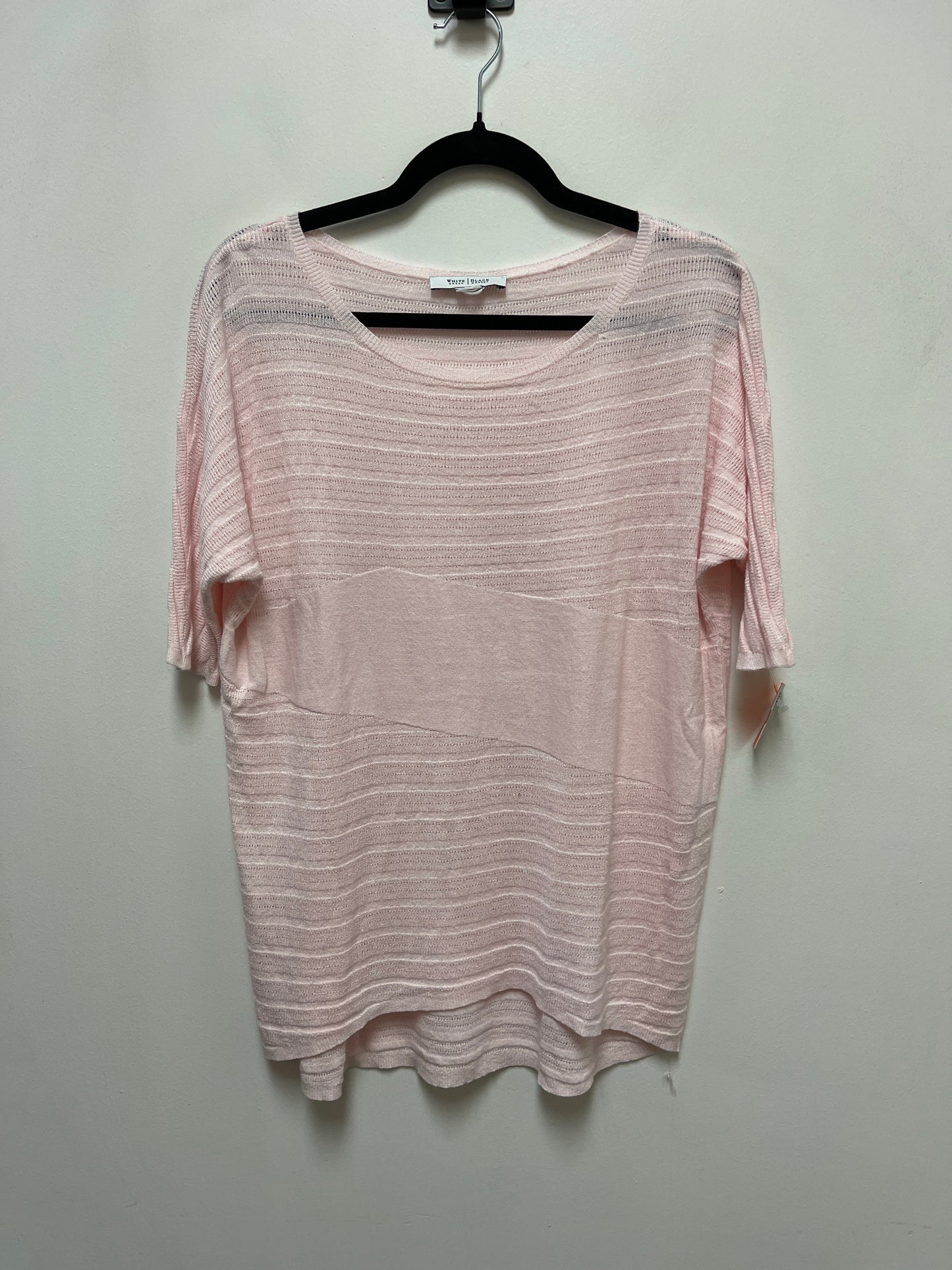 Sweater Short Sleeve By White House Black Market In Pink, Size: S