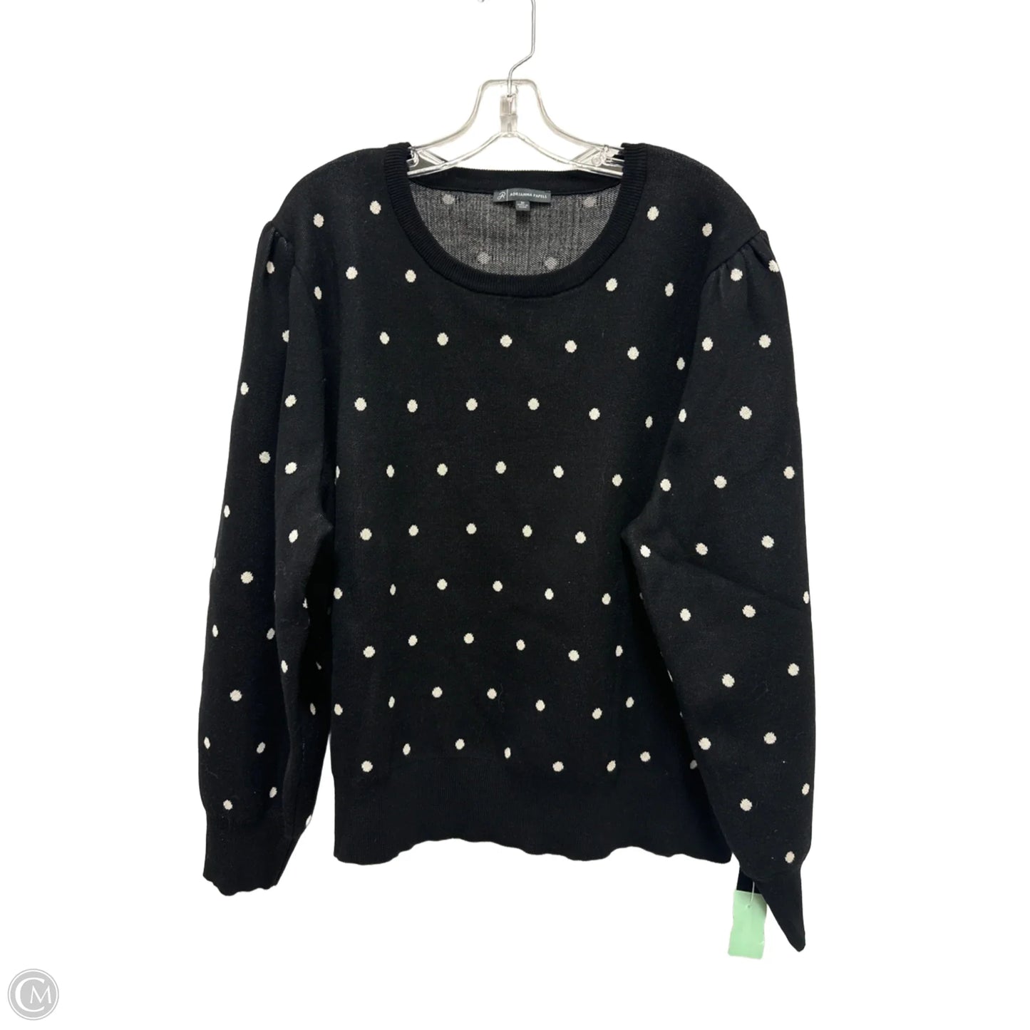 Sweater By Adrianna Papell In Black, Size: 3x