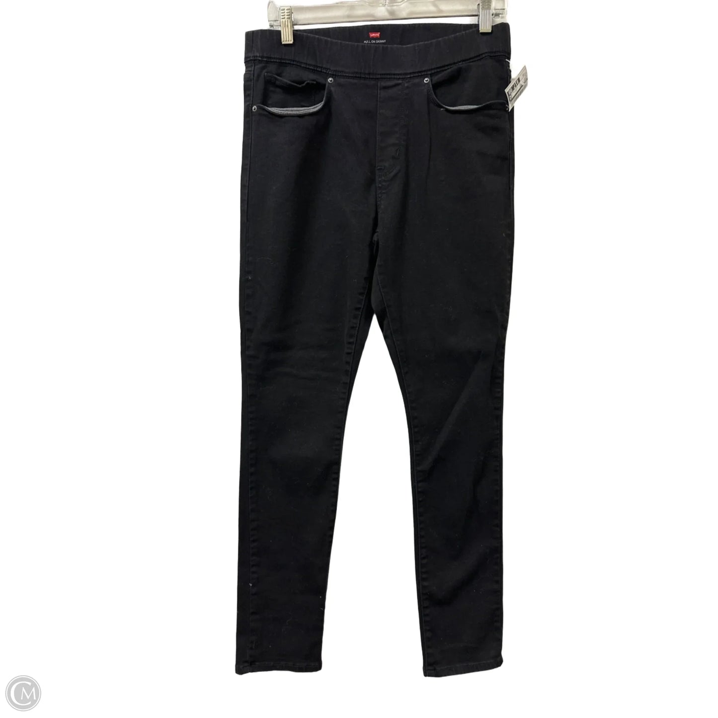 Jeans Skinny By Levis In Black, Size: 10
