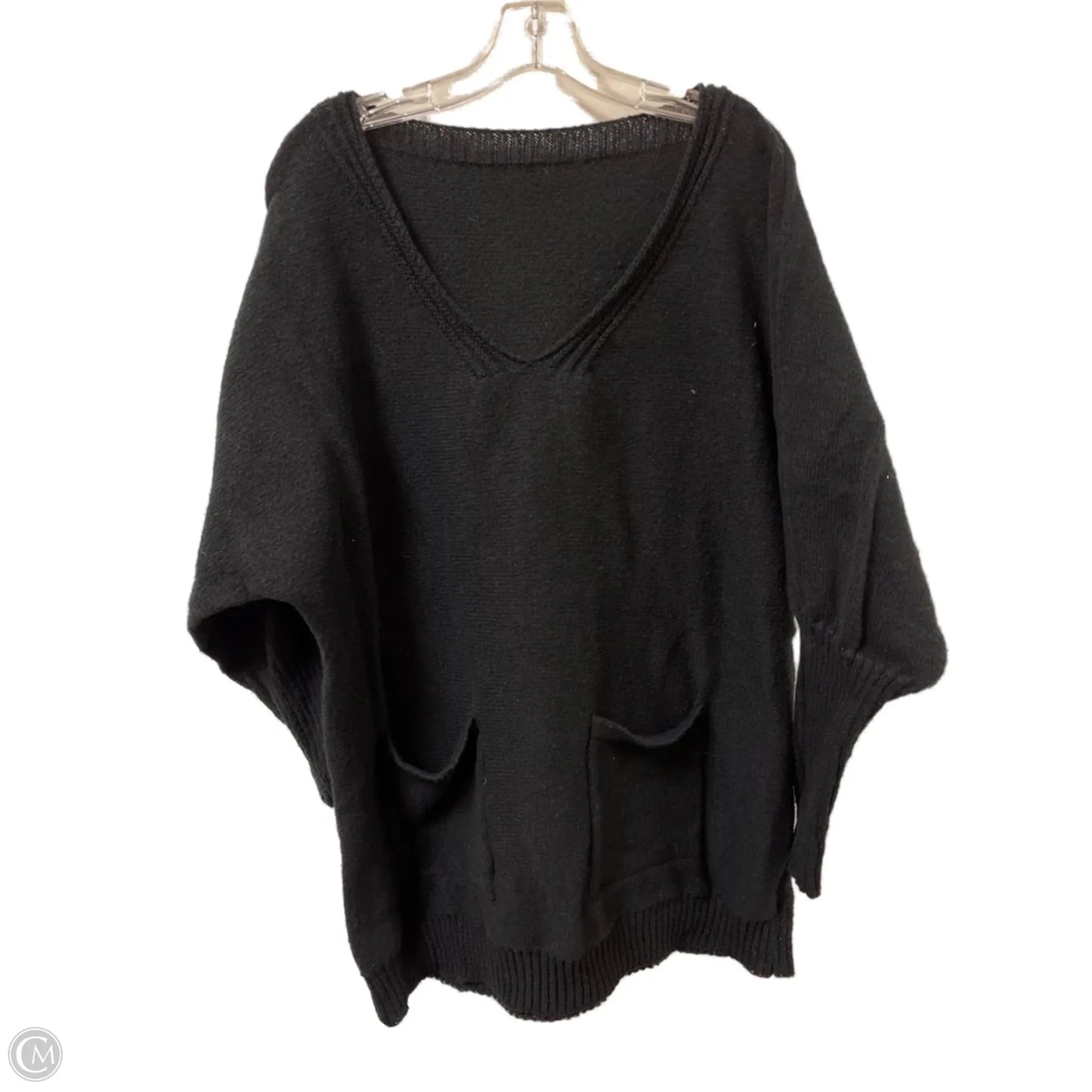 Sweater By Shein In Black, Size: 3x