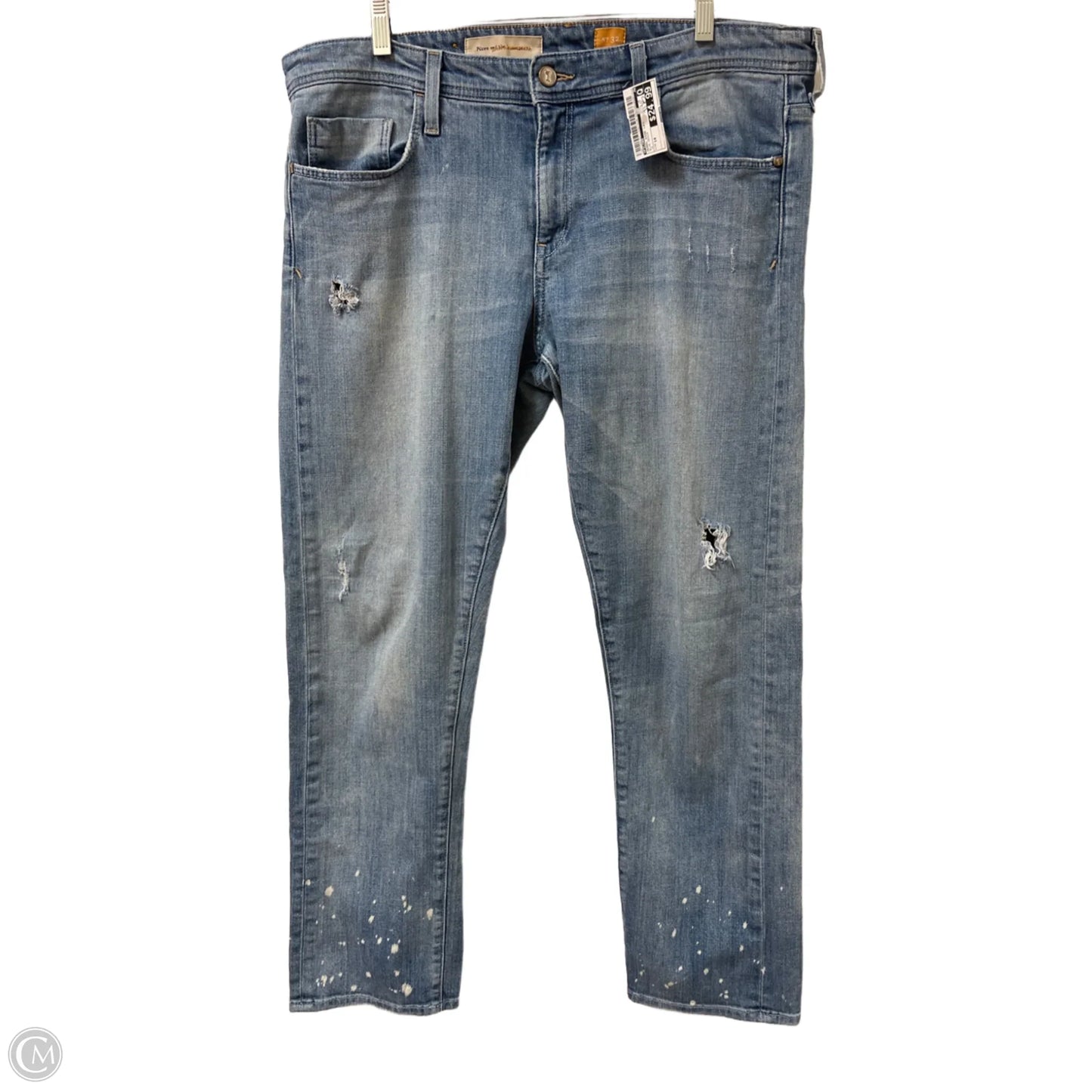 Jeans Wide Leg By Pilcro In Blue Denim, Size: 14