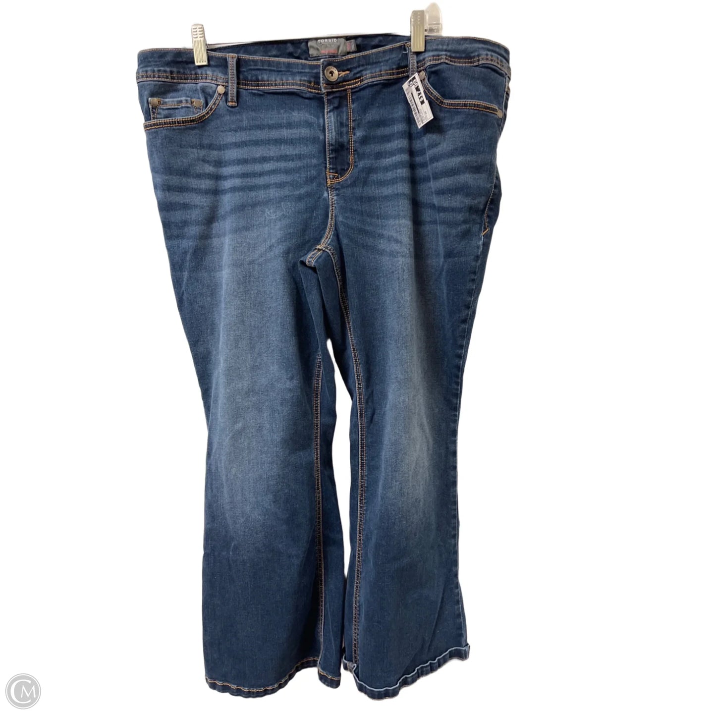 Jeans Boot Cut By Torrid In Blue Denim, Size: 20