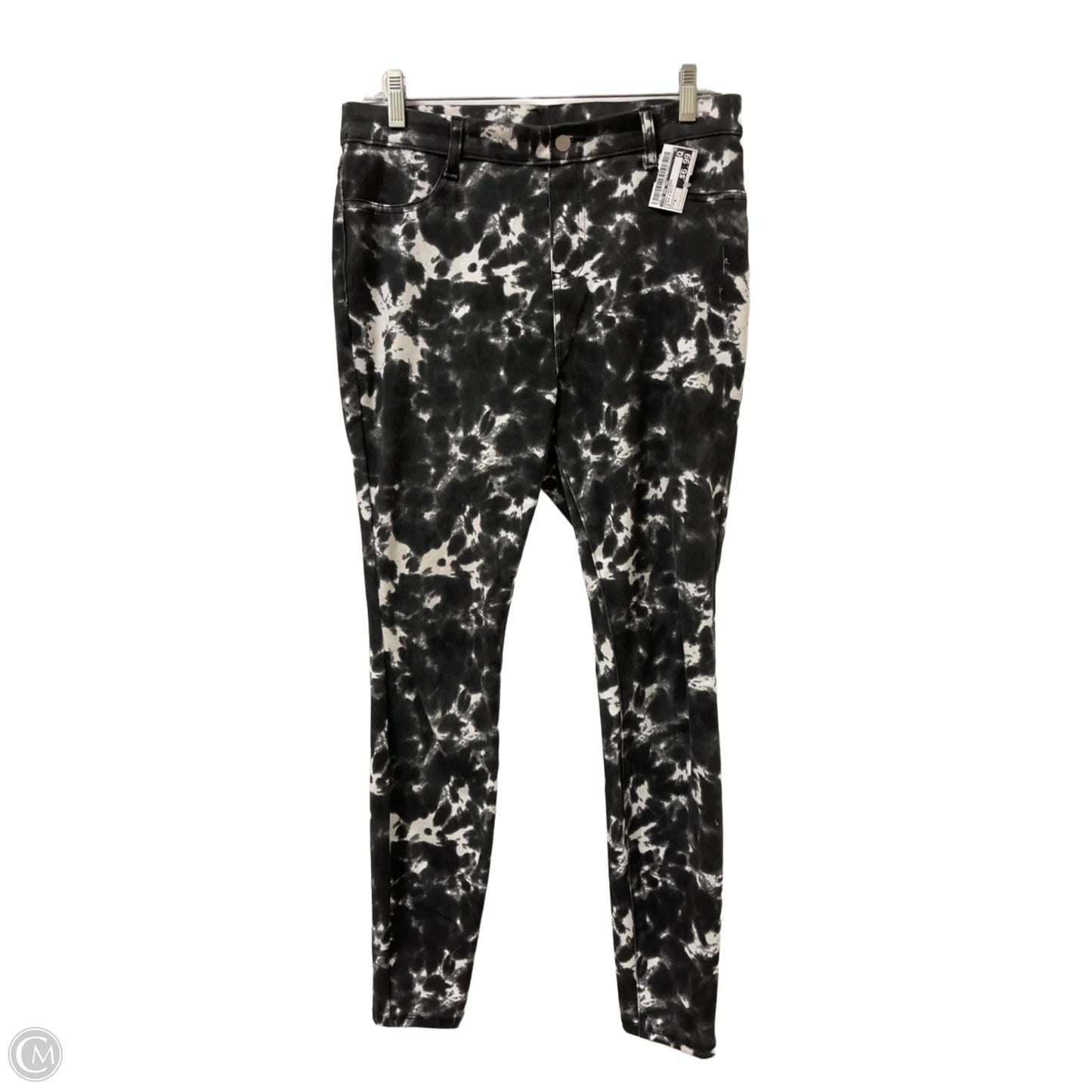 Pants Leggings By Time And Tru In Black & White, Size: 8