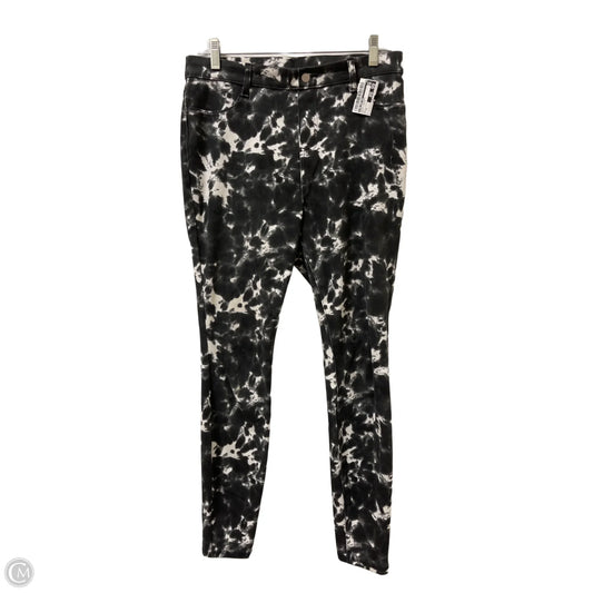 Pants Leggings By Time And Tru In Black & White, Size: 8