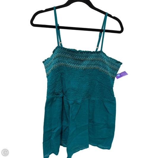 Top Sleeveless By Lane Bryant In Blue, Size: 1x