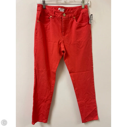 Pants Cropped By Clothes Mentor In Orange, Size: 4