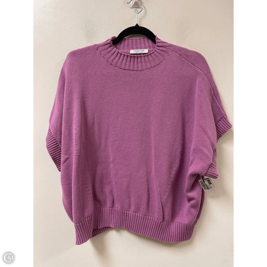 Sweater Short Sleeve By Clothes Mentor In Purple, Size: 2x