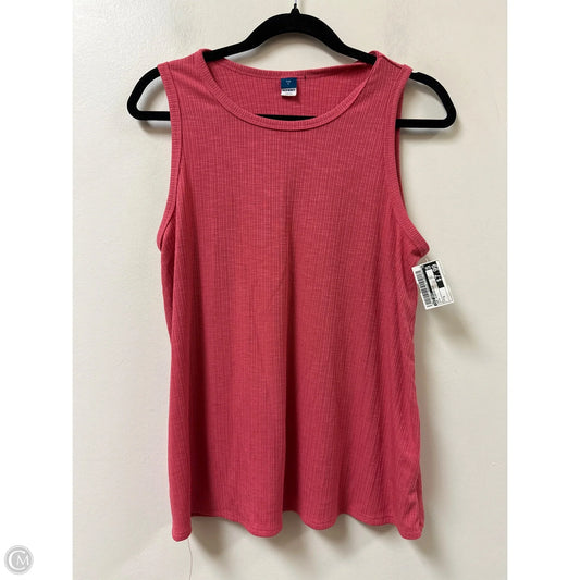 Top Sleeveless By Old Navy In Pink, Size: S