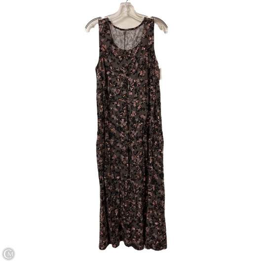 Dress Casual Maxi By Clothes Mentor In Floral Print, Size: L