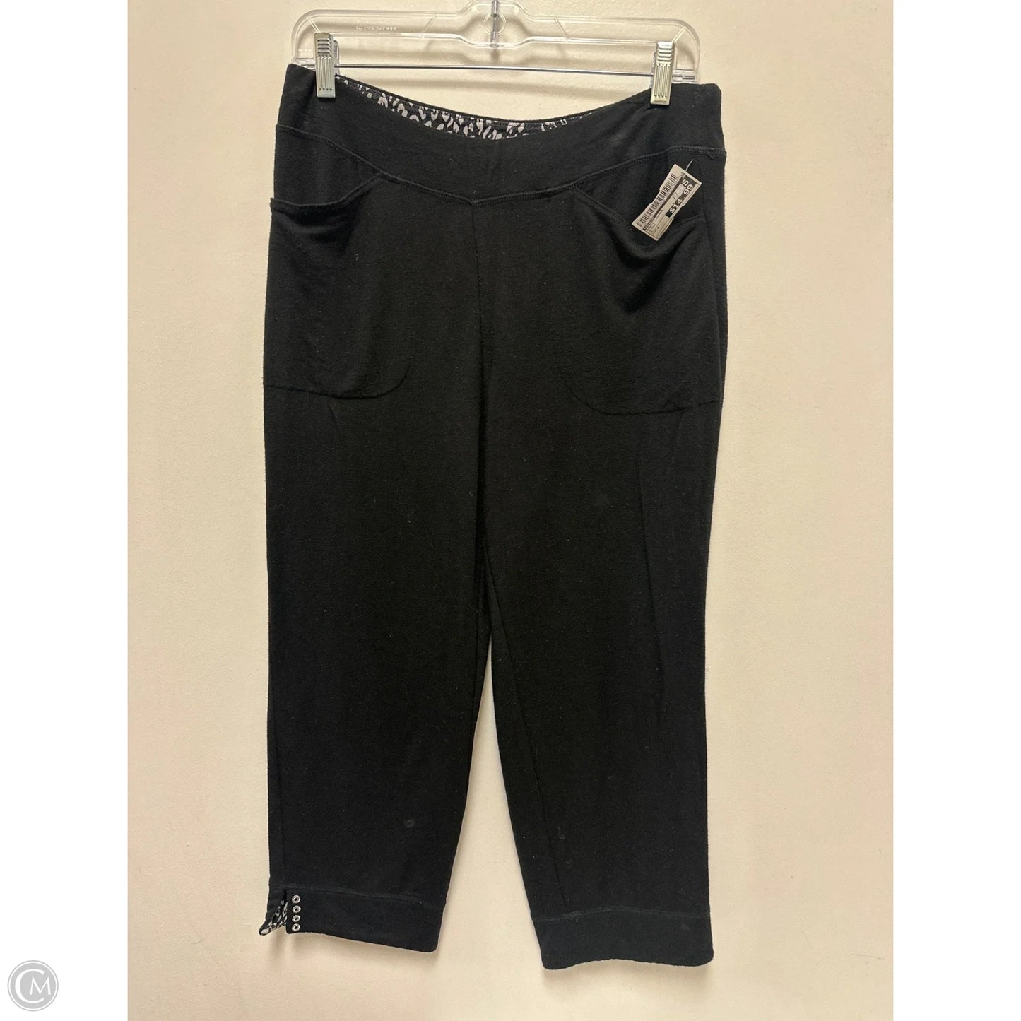 Pants Lounge By Chicos In Black, Size: 4